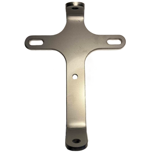 Dual Headlight Brackets - Cross (Large Radius)